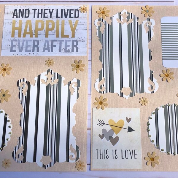Scrapbook Layout Kits Etsy