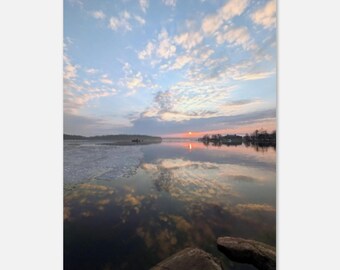 Lake Saimaa Sunset Print | Finnish Landscape Photography | Nordic Wall Art