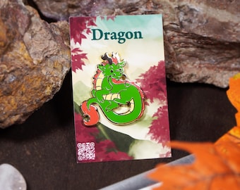 Dragon - Enamel Pin - 3,8 cm - Hard Emaille