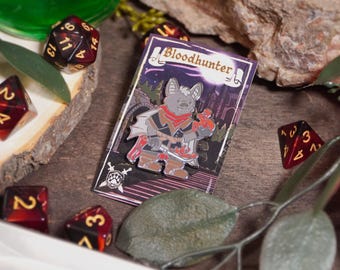 Bloodjäger D&D - Emaille Pin - 3,8 cm - Hard Emaille