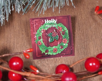 Holly - Mini Emaille Pin - 1,5 cm - Hard Emaille