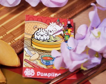 Dumpling - Pantry Pups - Emaille Pin - 3,5 Zoll - Hard Emaille