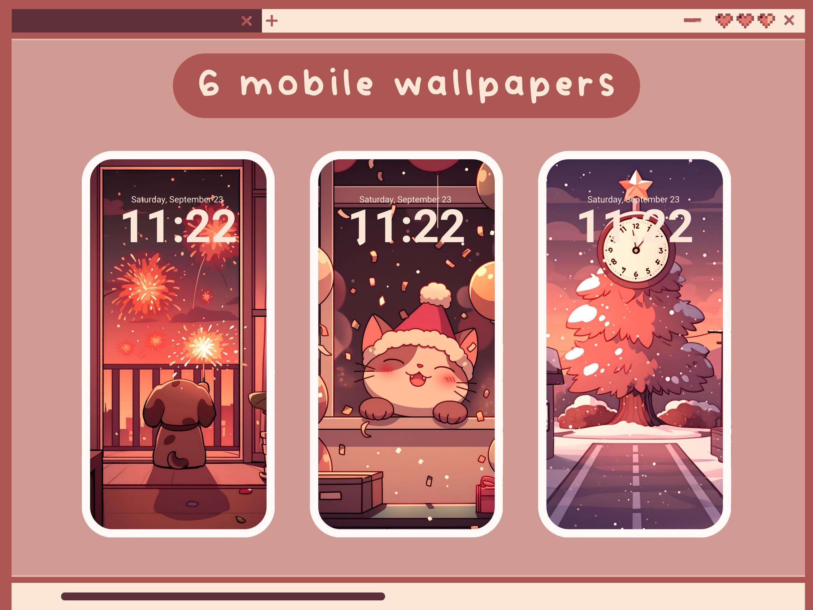 New Year Wallpaper Sky Aesthetic Wallpapers Kawaii Desktop Wallpaper