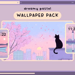 dreamy pastel wallpapers kawaii aesthetic pastel wallpapers lofi cozy dreamy wallpapers cute cat desktop background wallpapers laptop phone