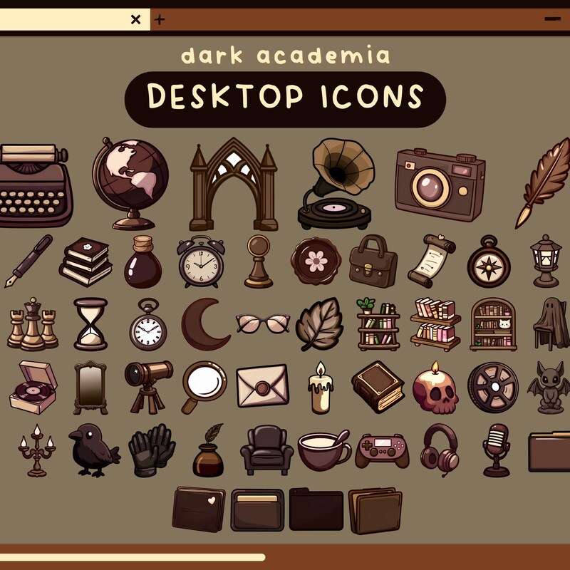 Desktop Icons - Etsy
