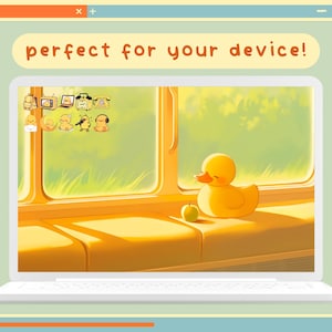 Window Duck Folder Pastel Ducks Desktop Set Wallpapers Icons Folders Background Yellow ...