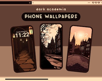 dunkel Academia Handy-Hintergründe gemütlich dunkel Wissenschaft Handy Hintergrund dunkel braun Thema ästhetischen Hintergrund Telefon Thema Lofi Wallpaper dunkel
