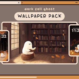 dark fall ghost wallpaper dark aesthetic wallpapers cute ghost desktop wallpaper brown desktop background lofi wallpaper cute dark wallpaper