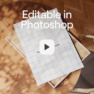 psd frame mockup video