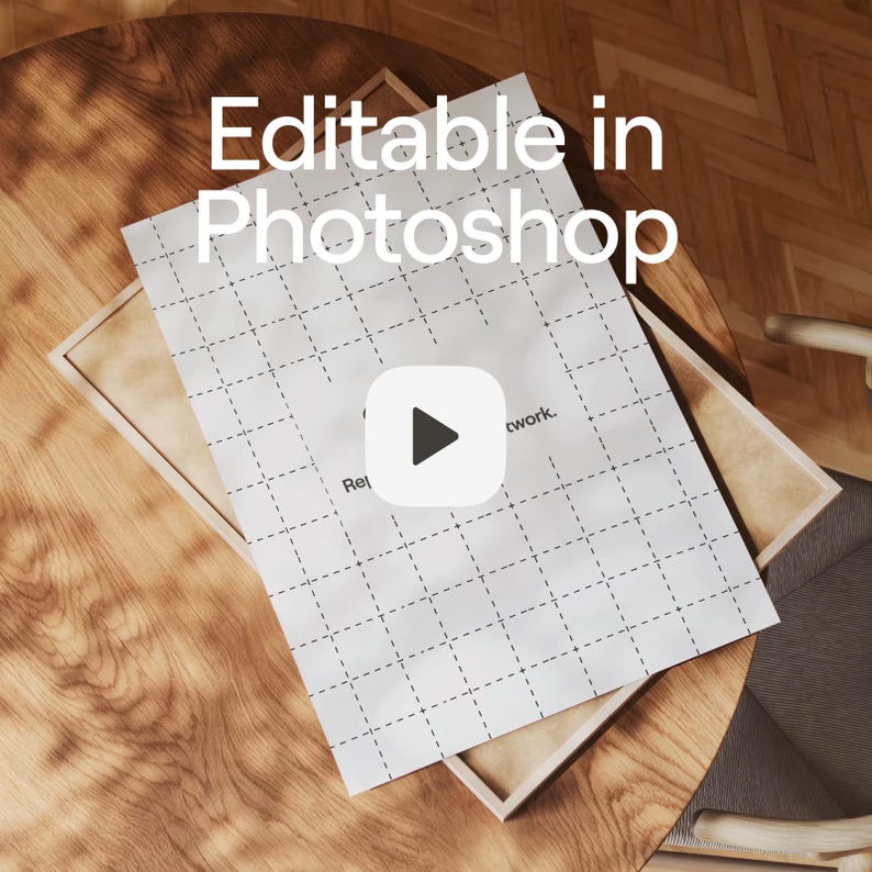 psd frame mockup video