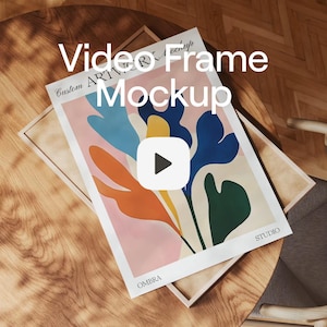 Video Frame Mockup PSD, Animated Mockup Photoshop