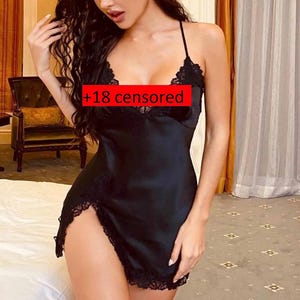 Wedding Day Lingerie, Bride Lacy Lingerie, Silky Bridal Nightgown, Sheer Honeymoon Lingerie,bridal lingerie set, wedding lingerie