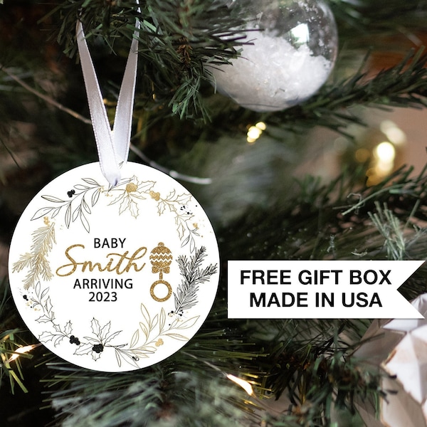 Baby On The Way Christmas Ornament 