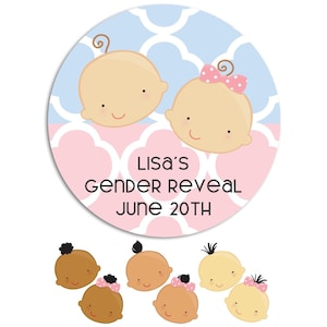 Stickers cadeau baby shower, sexe révélateur, Stickers cadeaux pour bébé garçon fille, autocollants de remerciement cadeaux de naissance