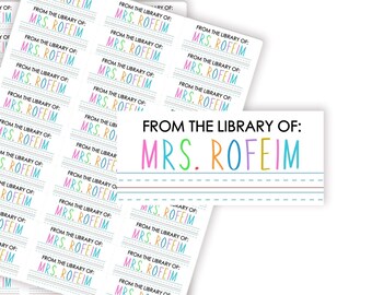 This Belongs to Teacher Stickers, Teacher Book Labels ,Teacher Supplies Labels, Teacher Gifts, Personalized Name Labels, Classroom Decor