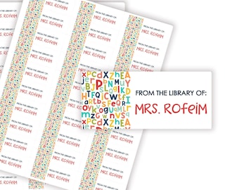 This Belongs to Teacher Stickers, Teacher Book Labels ,Teacher Supplies Labels, Teacher Gifts, Personalized Name Labels, Classroom Decor