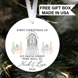 New Home Christmas Ornament, Personalized Our New Home Ornament 2025, Housewarming Gift