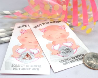 Woodland Girl Set of 16 Scratch Off Cards Girls Party Bachelorette Baby Shower Party Games