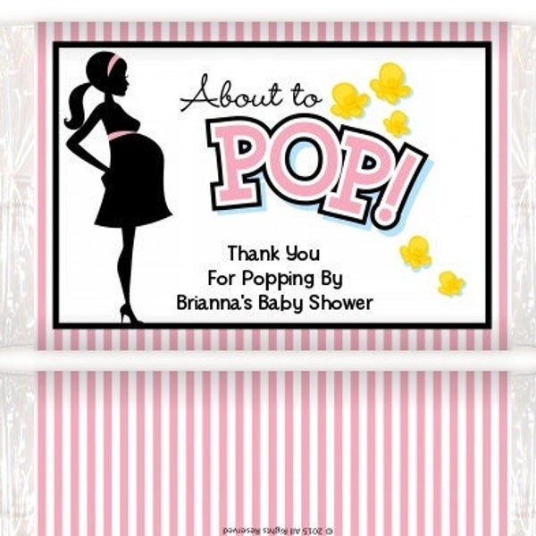 Ready To Pop® Pink - Printable Popcorn Wrappers