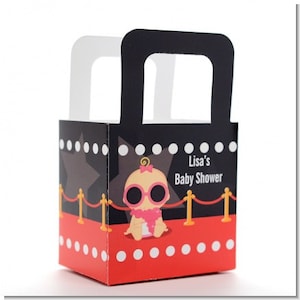 Baby Shower Favor Boxes A Star Is Born Hollywood Personalized Custom Party Treat Container Gift Bags Set Of 10 image 1