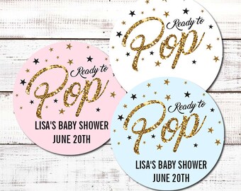 Ready to pop labels | Etsy