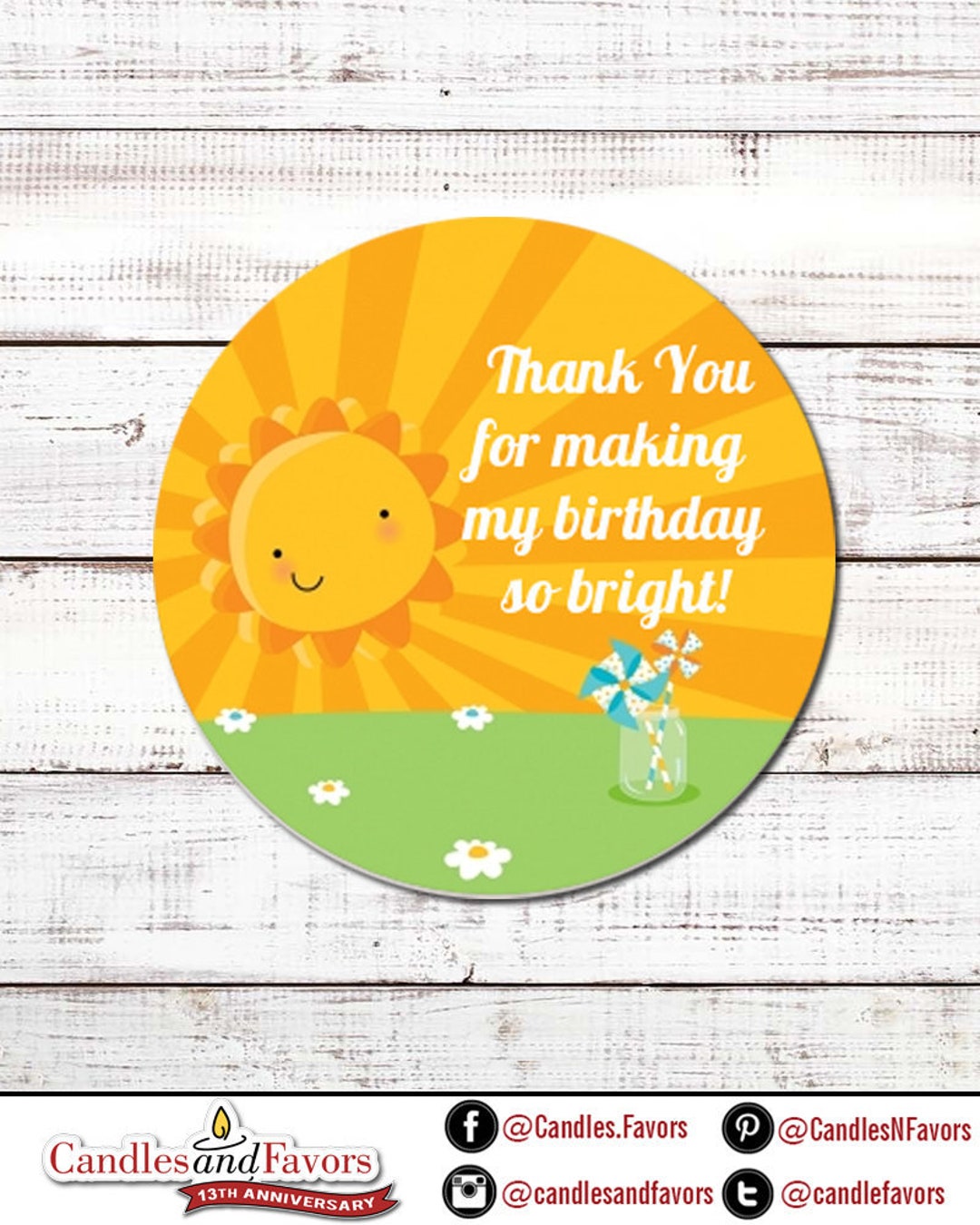 Printable You Are My Sunshine Labels