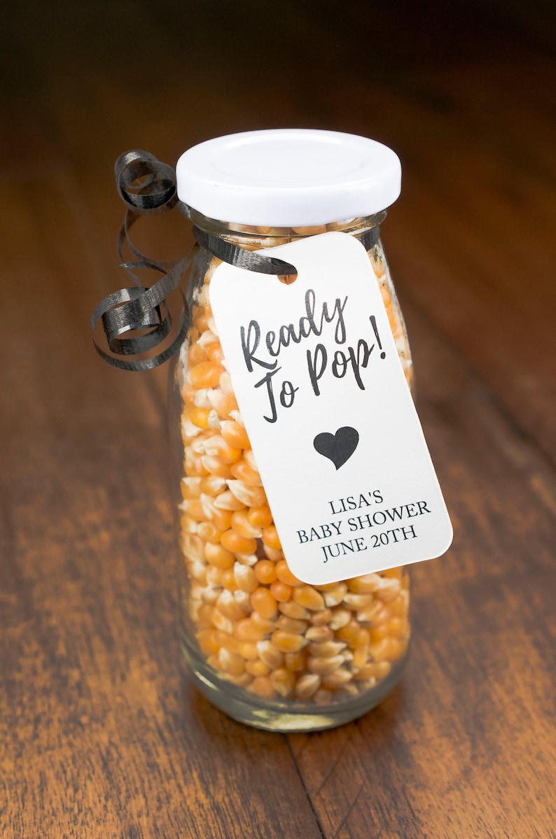 Ready to Pop® Baby Shower Custom Favor Tags Set of 20 Etsy