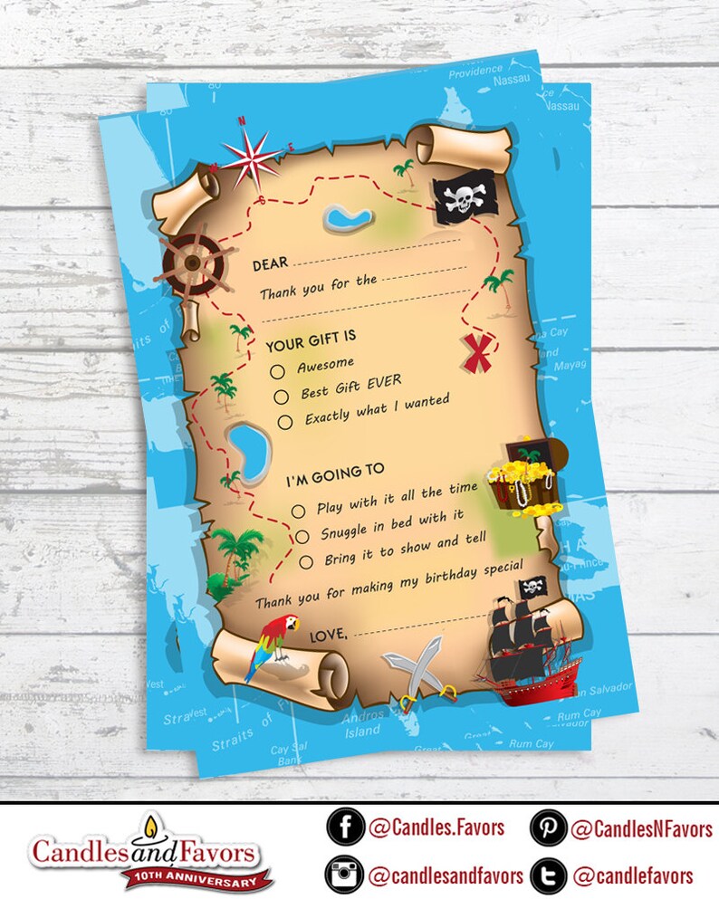 pirate treasure map printable birthday party invitation etsy