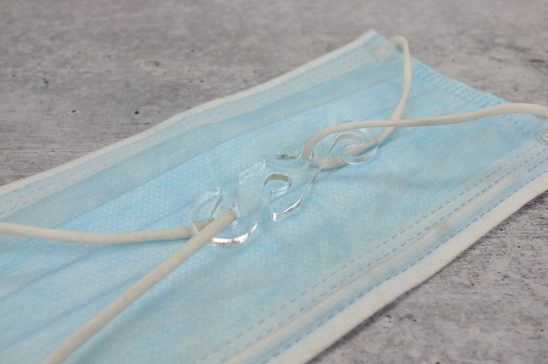 20 Acrylic S Hooks Acrylic Mask Hooks S hooks for Masks Etsy