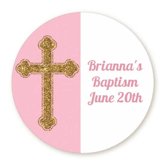 Printed and shipped set of 24 Pink and gold Mouse stickers Personalized