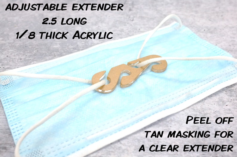 20 Acrylic S Hooks Acrylic Mask Hooks S hooks for Masks Etsy