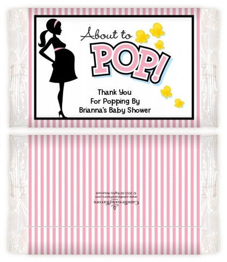 Ready to Pop® Pink Printable Popcorn Wrappers - Etsy