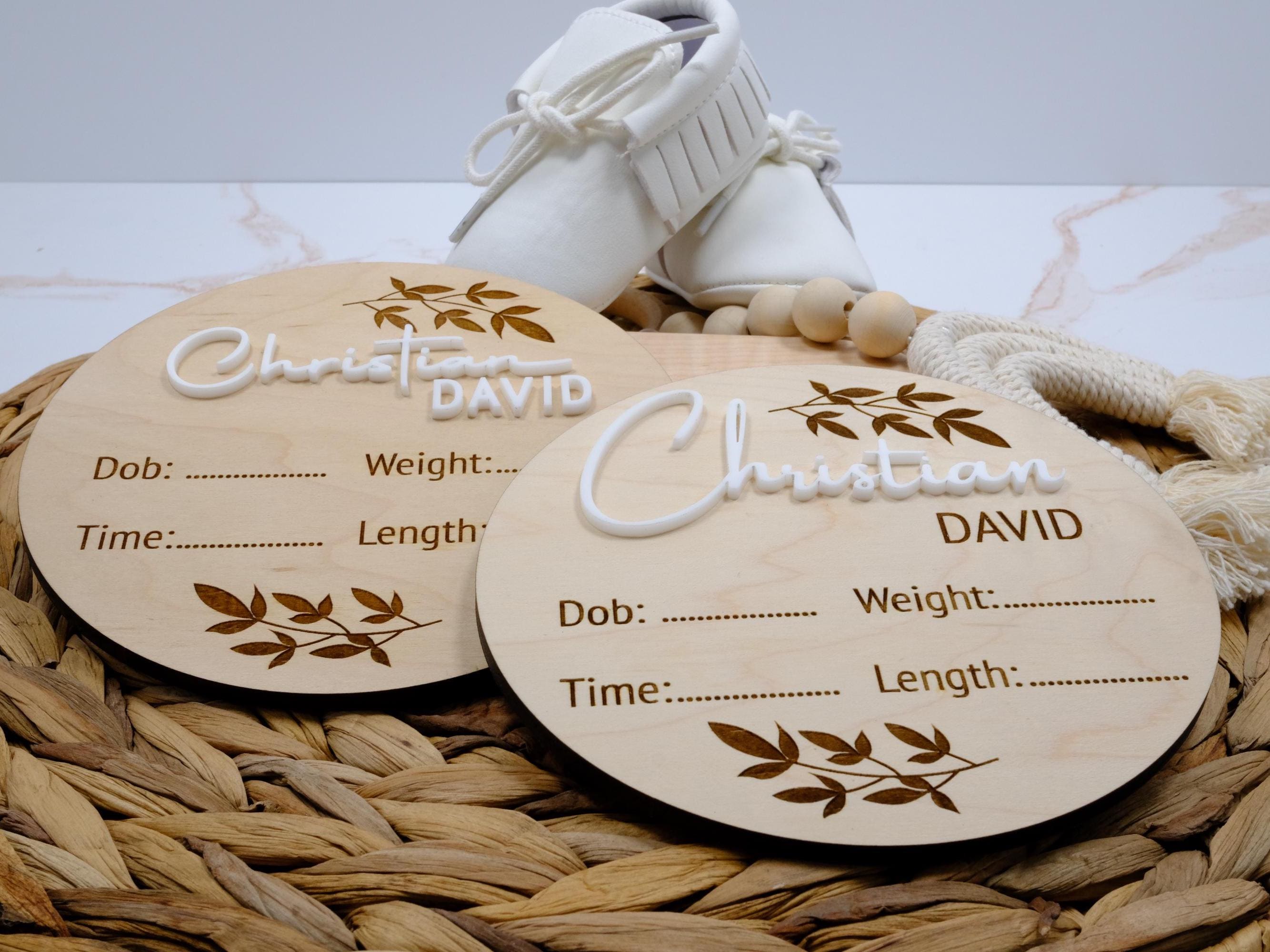 Birth Announcement Sign for Hospital, Baby Name Sign for Hospital ...