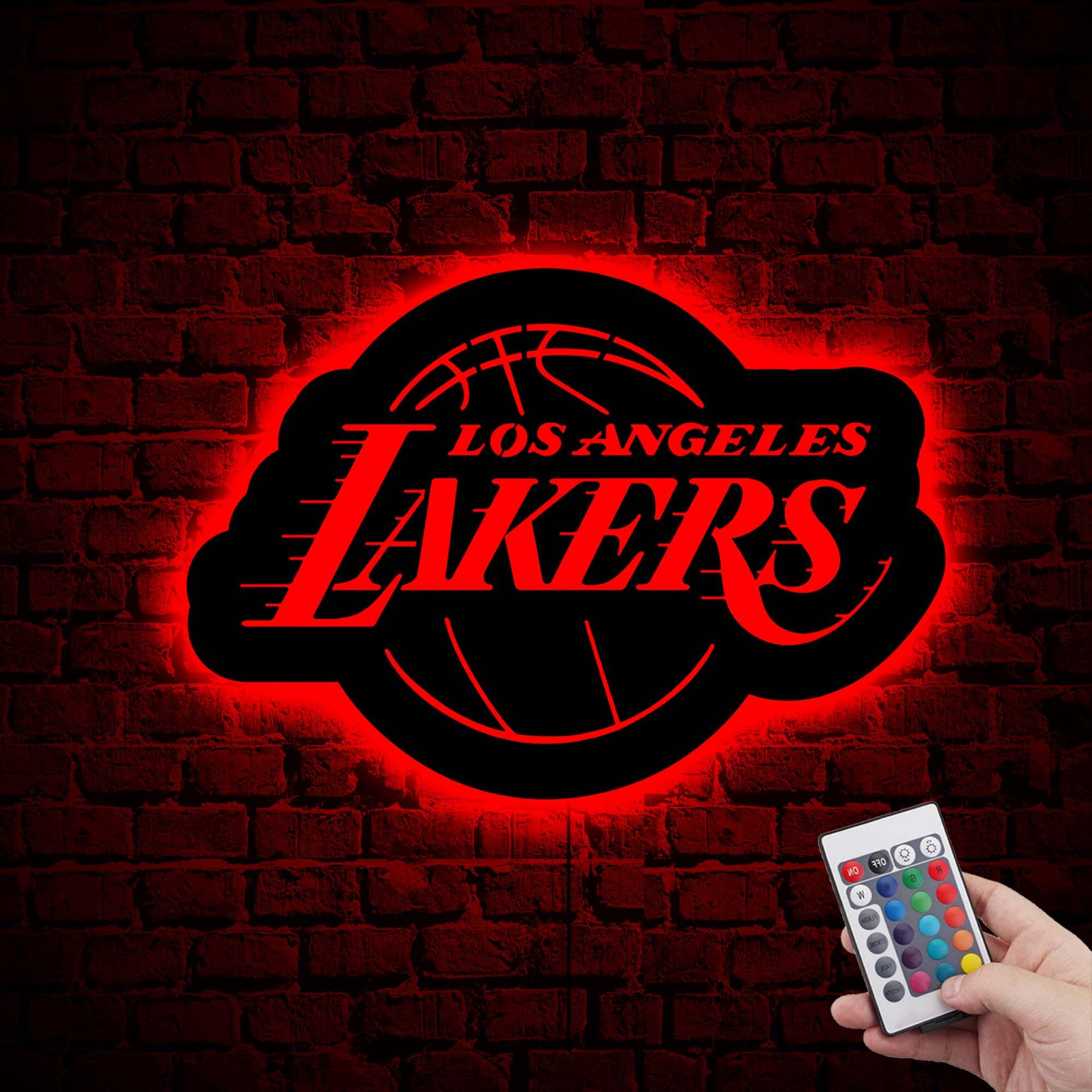 LA Lakers Neon Led Sign,lakers Basketball Lighted,lakers