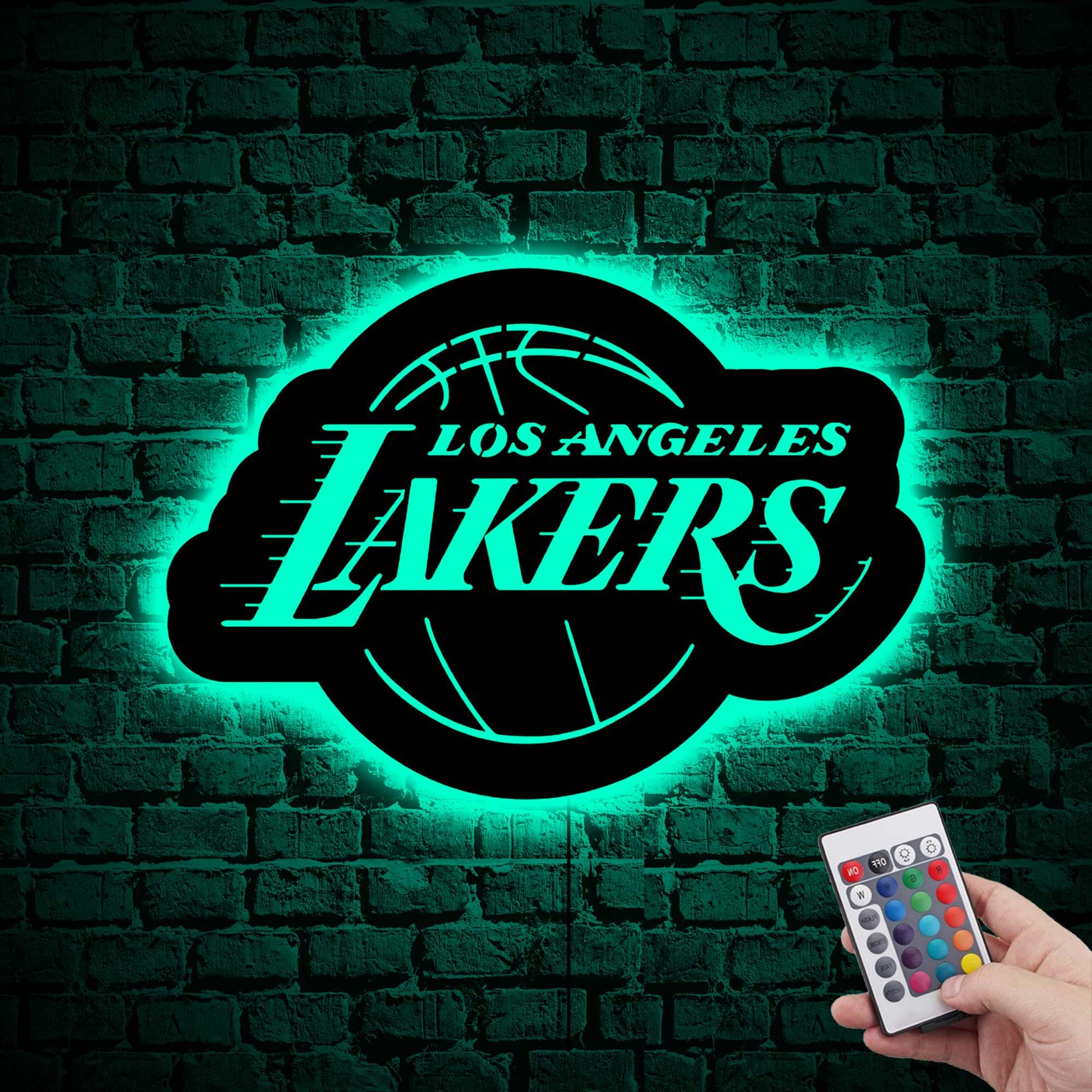 LA Lakers Neon Led Sign,lakers Basketball Lighted,lakers