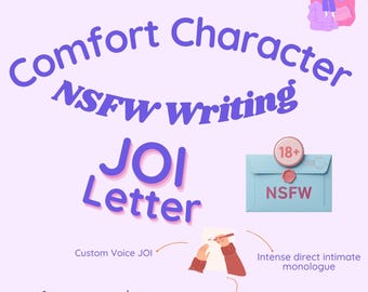 Comfort Character JOI Script | NSFW Mature Custom Text Dialogue Commission (18+)