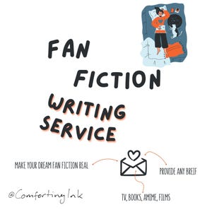 Individueller Fan Fiction Schreibservice | Personalisierte Charaktergeschichten | Selbstfürsorgegeschenk