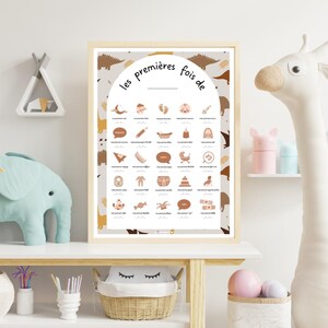 Póster "Mis Primeras Veces" - Dinosaurios - Dino - Descarga digital en alta calidad (PDF)