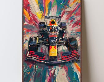 F1 Red Bull Racing Poster: Giclée Print for Racing Fans