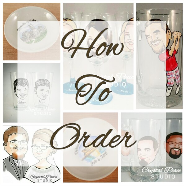 Groomsmen Gifts - Bridesmaid Gifts - Caricature Glasses - Wine Glasses - Beer Mugs