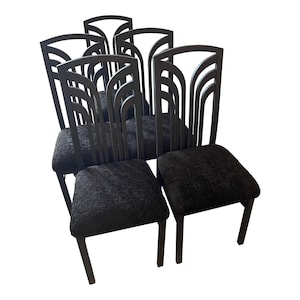 1980s Postmodern Dining Chairs - Set of 5