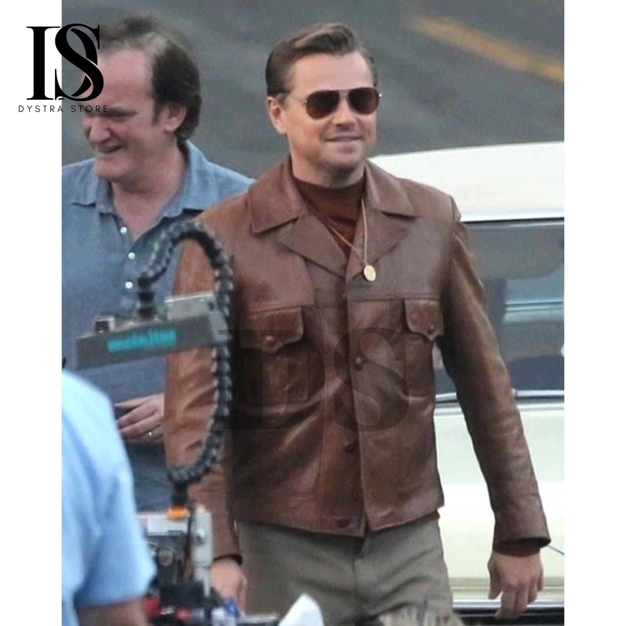 Leonardo Real Caprio Once Upon a Classic Time in Hollywood Leather