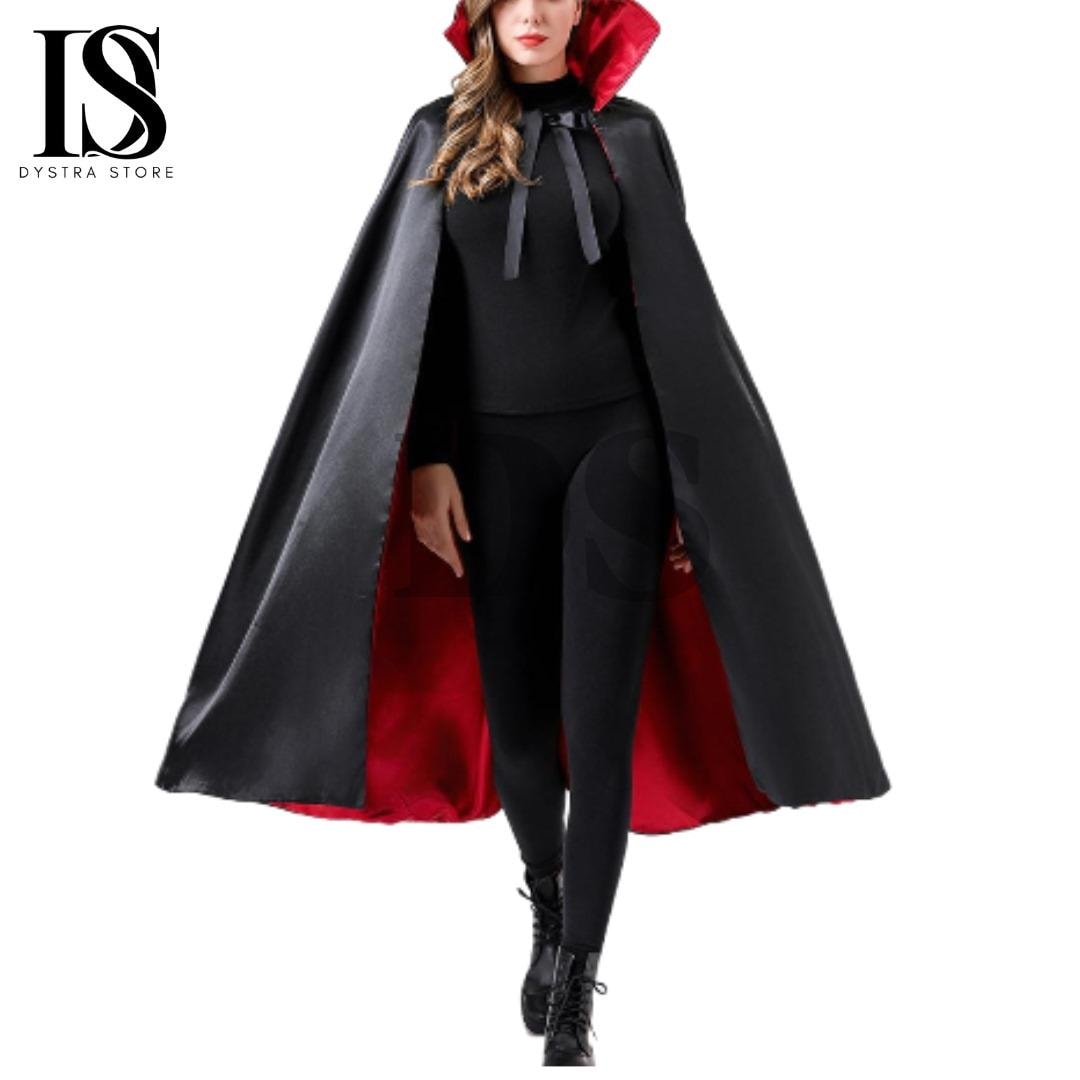 Masquerade Cap Halloween Cape Pirate Vampire Costume Cosplay Cloak Masquerade Supplies ...