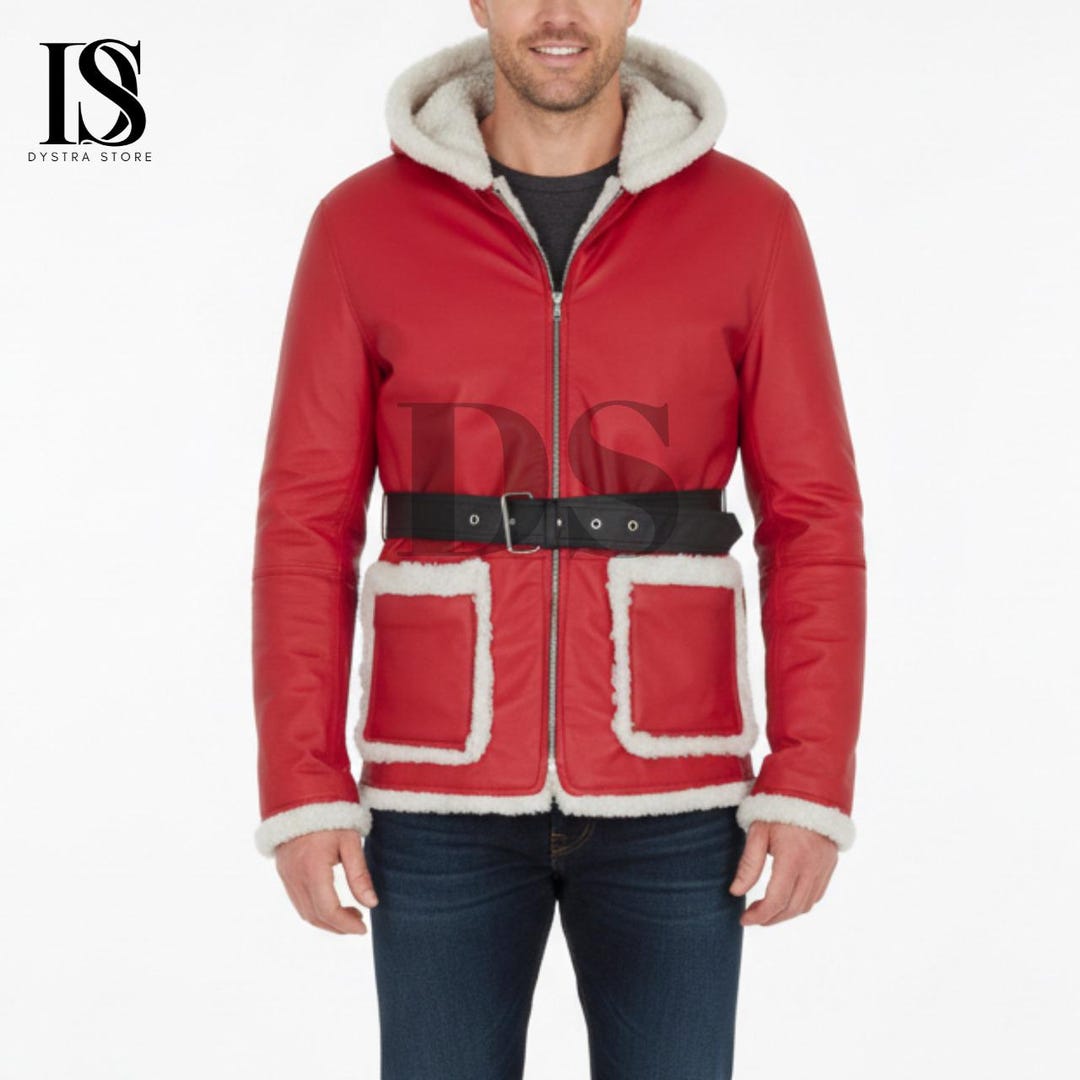 Santa Claus Leather Coat
