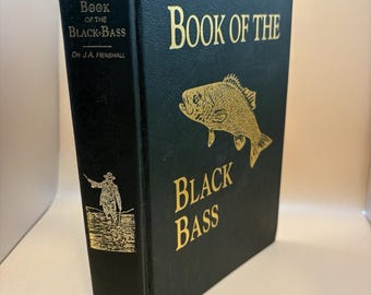 Book of the Black Bass Henshall 1st Ed 1881 Angling Fly Fishing Rare
