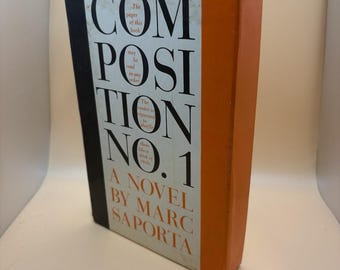 Composición n.º 1 Marc Saporta 1.ª edición estadounidense Simon & Schuster 1963 Sin encuadernar