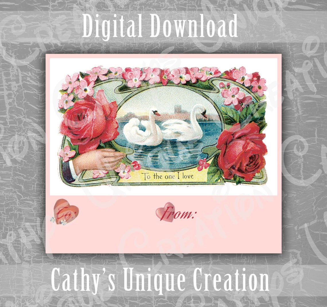 Printable Valentines Day Cards Vintage