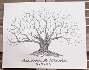Big Roots Large Fingerprint Moreton Bay Fig Tree Wedding Etsy