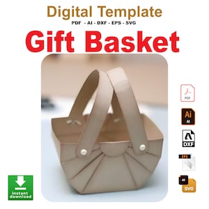 Personalisierter Geschenkkorb, Baby-Geschenkkorb, Spielzeugkorb, Neugeborenen Geschenkkorb, Lieber Geschenkkorb, Geschenkboxvorlage, Vorlage für digitalen Download