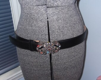Leatherock Womens Sierra Belt Stone SM 32 Waist